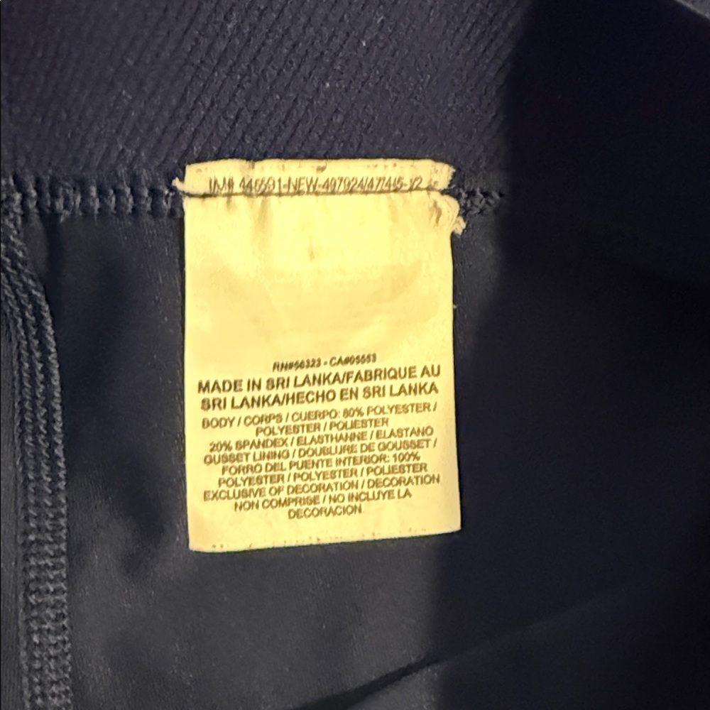 Nike Kids Leggings in Navy and Light Blue EUC - Picture 5 of 5